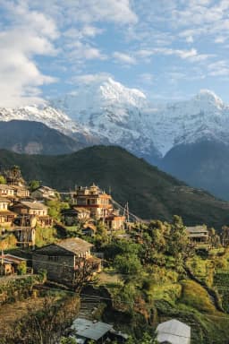 Himalayan trek trail